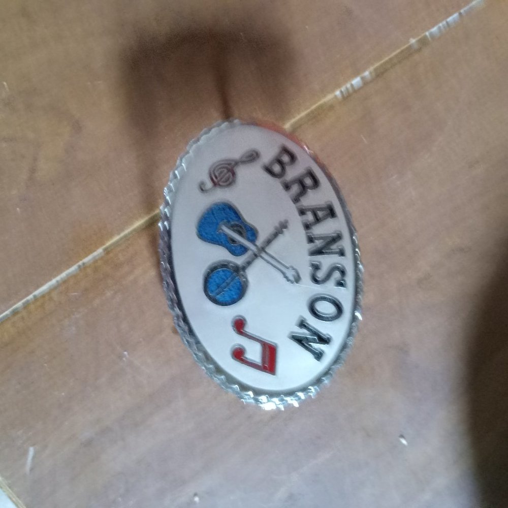 BRANSON Pewter Belt Buckle